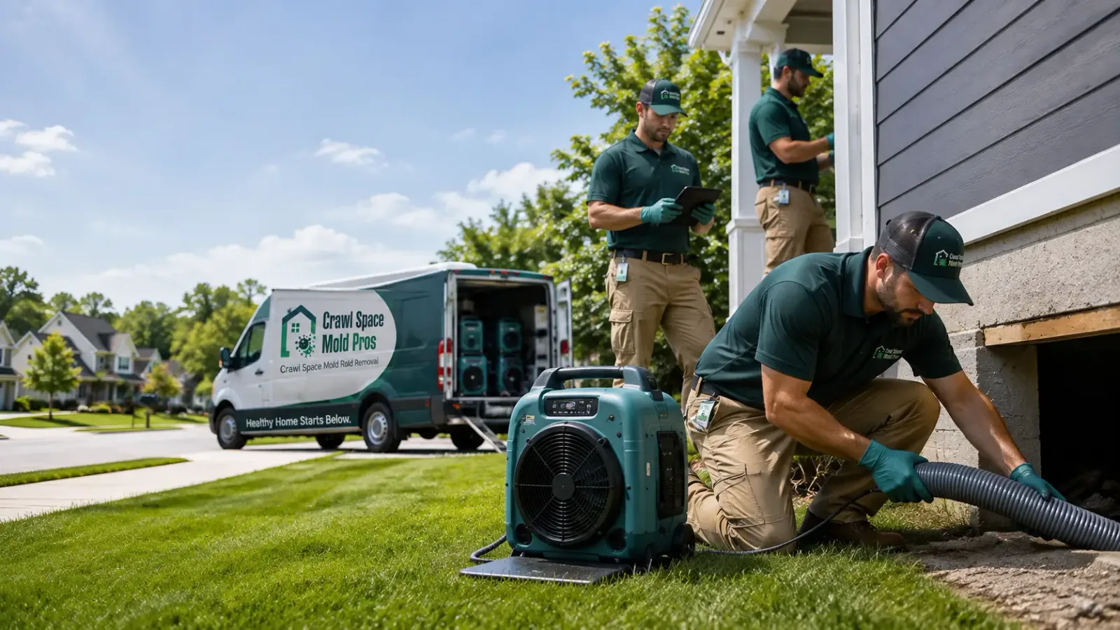 Crawl Space Mold Removal in Ovid, MI